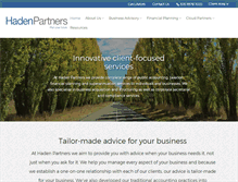 Tablet Screenshot of hadenpartners.com.au